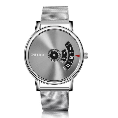 Unisex Full Steel Quartz Wrist Watch